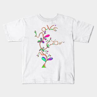 Flower of love Kids T-Shirt